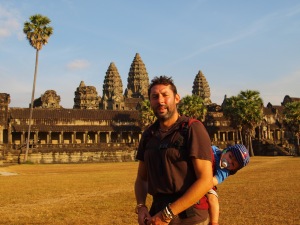 hanging out at Angkor Wat